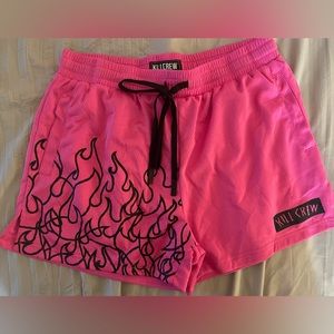 MUAY THAI FLAME SHORTS (MID THIGH CUT)